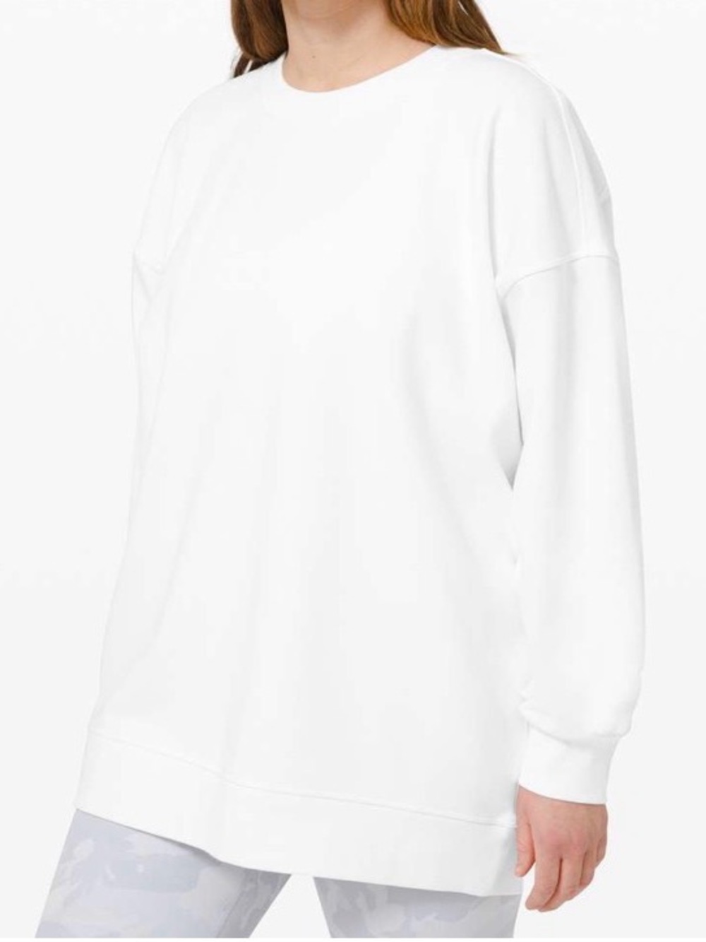 Lululemon Perfectly Oversized Crew ~ 10 ~ White